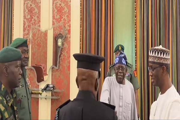 Tinubu holds maiden security meeting with NSA, Service Chiefs, IGP