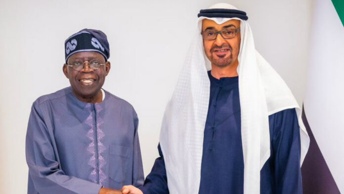 Bola Tinubu and UAE PRESIDENT