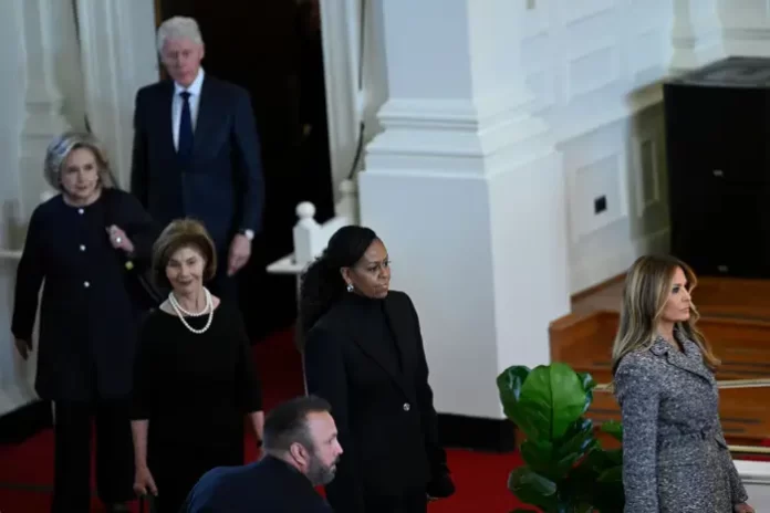 Rosalynn Carter funeral: Jimmy Carter and all 5 living first ladies attend service