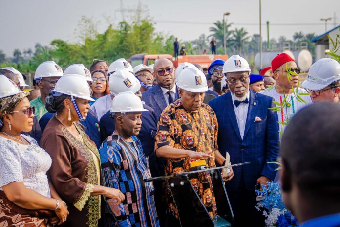 Kashim Shettima commissioning Geometric Power in Aba