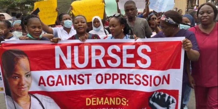 Nurses-protest