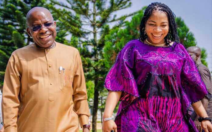 Alex Otti and wife Priscilla