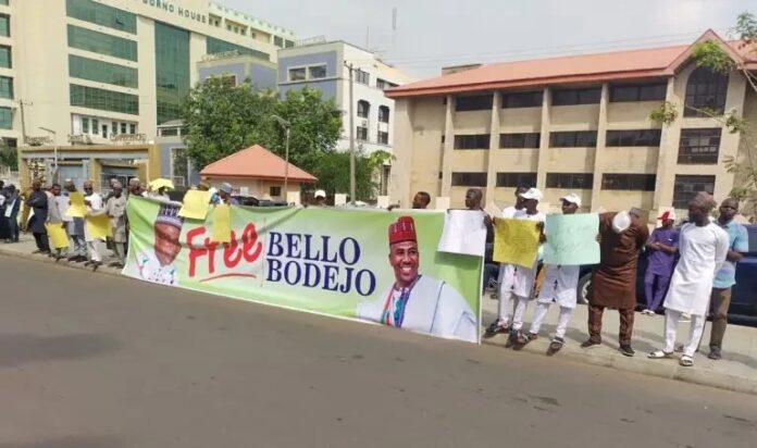 Miyetti Allah members protest in Abuja over detention of Bello Badejo