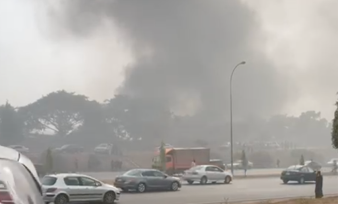 BREAKING: Pandemonium in Abuja as fire engulfs popular Wuse Market