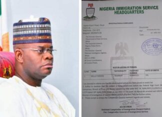 Embattled ex-Gov. Yahaya Bello placed on Immigration watch list