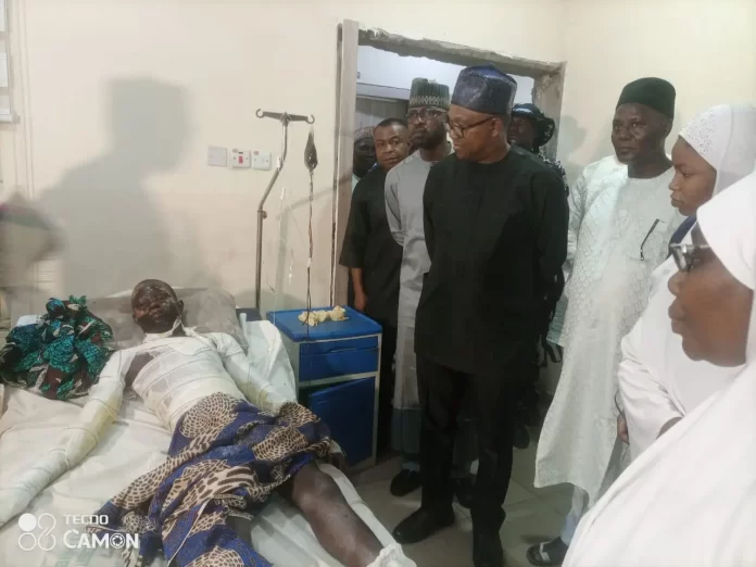 Peter Obi commended for visiting victims of Kano mosque attack