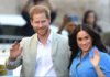 Harry and Meghan touch