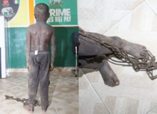 Police rescue five-year-old boy chained, starved for three days