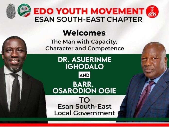 Edo Youth Movement banner for Ighodalo