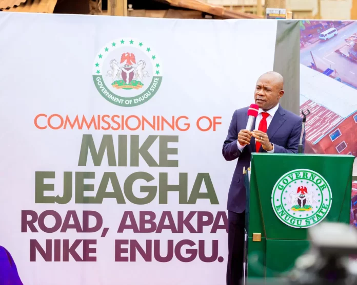 Gov Mbah renames Obinagu Road to Mike Ejeagha Road