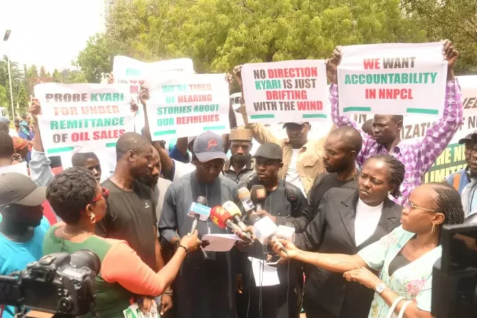 Protests-rock-Abuja. Protesters