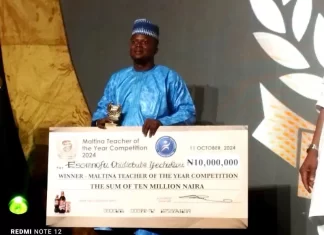 Nasarawa teacher, Ifechukwu, wins N10m Maltina Teacher of the Year prize