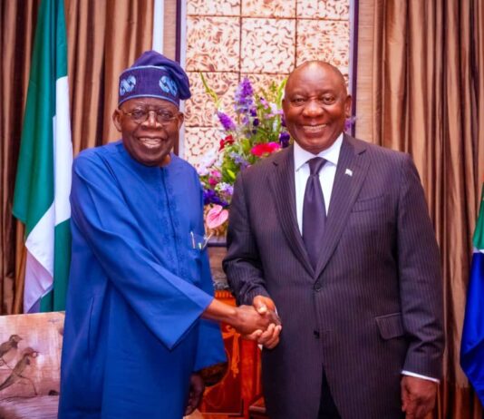 South-Africa-relaxes. Tinubu-and-Ramaphosa