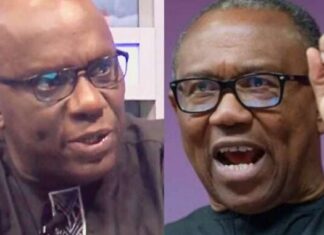 APC spokesman Felix Morka and Peter Obi