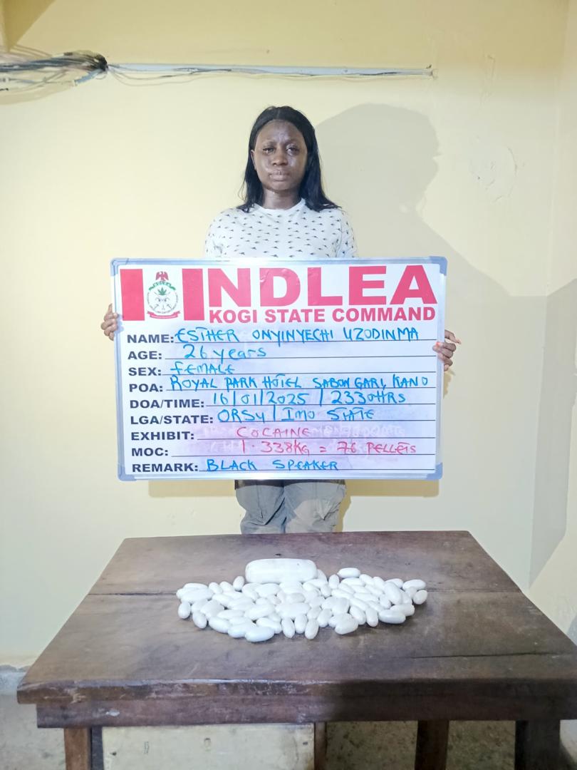 NDLEA nabs nursing student over alleged attempt to ingest cocaine