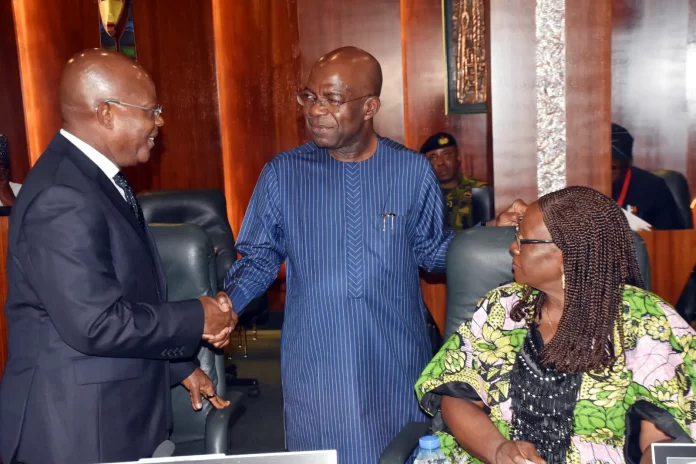 Ibas with Otti at NEC meeting