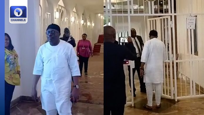 BREAKING: Fubara arrives Aso Rock on “thank you visit” to Tinubu