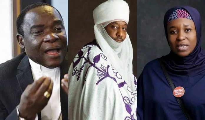 Kukah, Sanusi and Aisha Yesufu