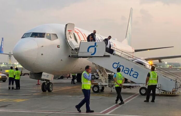 Israel-bound. The-diverted -aircraft