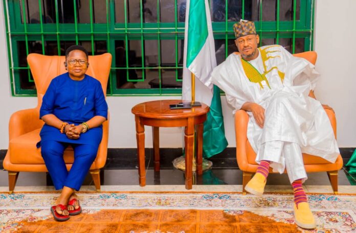 Chinedu Ikedieze and Governor Radda