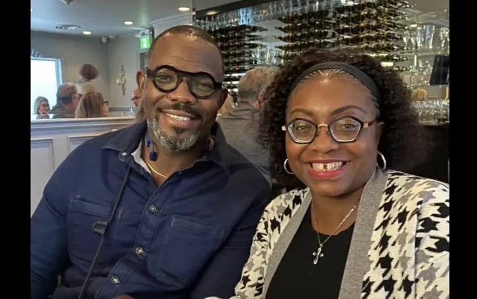 Okey Bakassi and wife